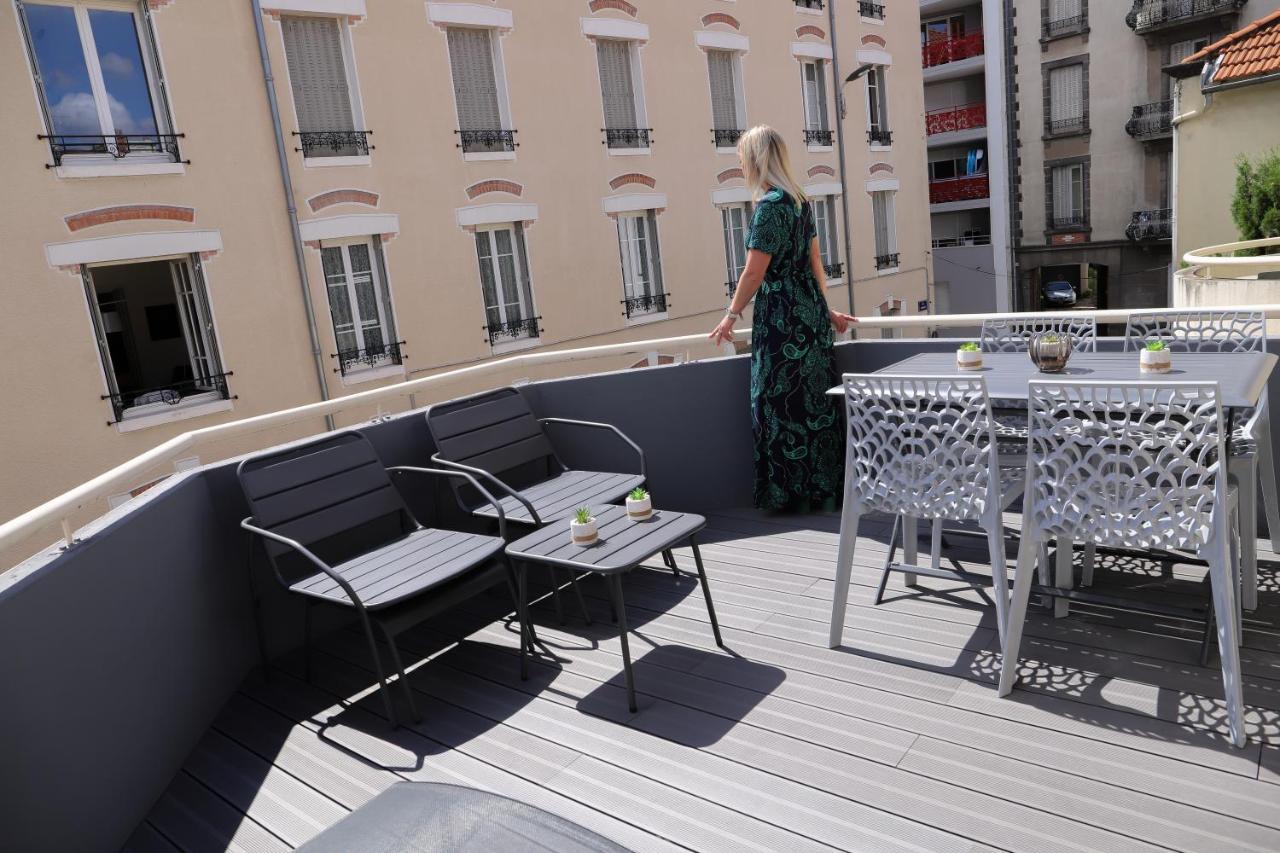 Charmant T3 Jaude + Terrasse Et Garage Clermont-Ferrand Exterior foto